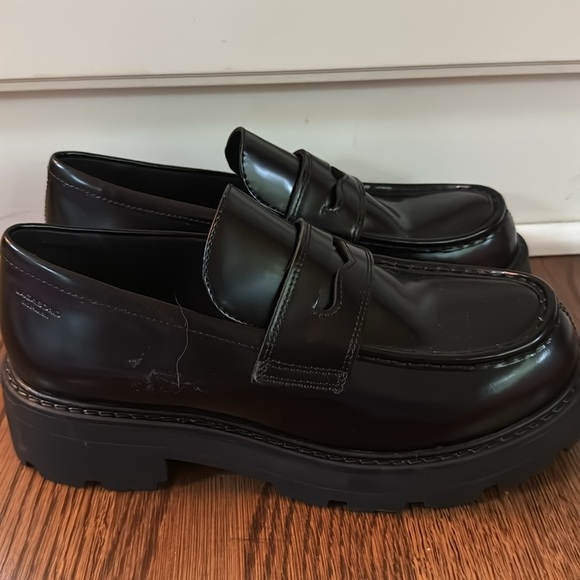 Vagabond | Free People | Cosmo 2.0 Loafers Black Leather 39 (fit like a 38) - Picture 2 of 10